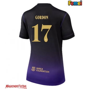 Barcelona Anthony Gordon #17 Tricou Fotbal Replică 2026-27 Femei Deplasare